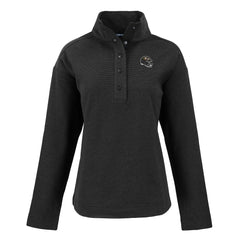 Baltimore Ravens Cutter & Buck Women's Hunts Point Eco Half-Snap Sweatshirt - Black - NFL