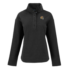San Francisco 49ers Cutter & Buck Women's Hunts Point Eco Half-Snap Sweatshirt - Black - NFL