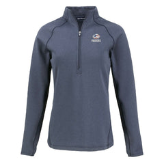Green Bay Packers Cutter & Buck Women's Americana Peshastin Eco Fleece Recycled Tri-Blend Raglan Half-Zip Jacket - Heather Navy - NFL