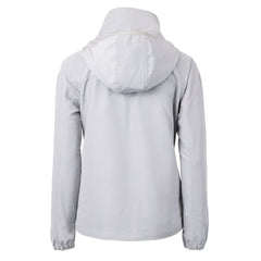 Green Bay Packers Cutter & Buck Women's Charter Eco Recycled Half-Zip Hooded Anorak Jacket - Gray - NFL