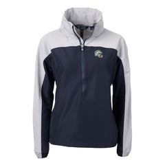 Los Angeles Chargers Cutter & Buck Women's Charter Eco Recycled Half-Zip Hooded Anorak Jacket - Navy - NFL