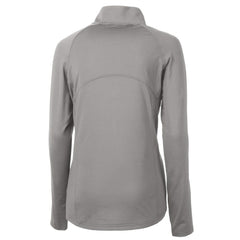 Seattle Seahawks Cutter & Buck Women's Historical Adapt Eco Knit Stretch Recycled Raglan Half-Zip Top - Gray - NFL