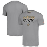 New Orleans Saints Homage Unisex The NFL ASL Collection by Love Sign American Sign Language T-Shirt - Grey - NFL