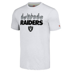 Las Vegas Raiders Homage Unisex The NFL ASL Collection by Love Sign American Sign Language T-Shirt - Ash - NFL