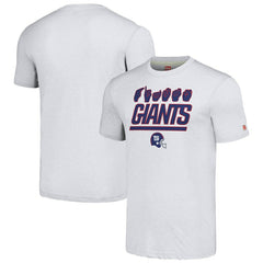 New York Giants Homage Unisex The NFL ASL Collection by Love Sign American Sign Language T-Shirt - Ash - NFL