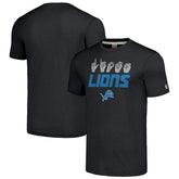 Detroit Lions Homage Unisex The NFL ASL Collection by Love Sign American Sign Language T-Shirt - Charcoal - NFL