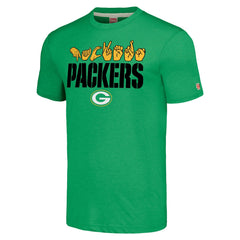 Green Bay Packers Homage Unisex The NFL ASL Collection by Love Sign American Sign Language T-Shirt - Green - NFL