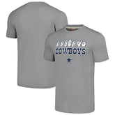 Dallas Cowboys Homage Unisex The NFL ASL Collection by Love Sign American Sign Language T-Shirt - Gray - NFL