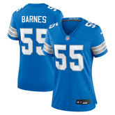 Derrick Barnes Detroit Lions Women's Team Game Jersey - Blue - Nike