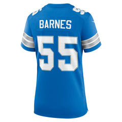 Derrick Barnes Detroit Lions Women's Team Game Jersey - Blue - Nike