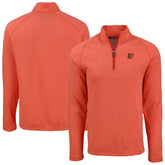 Baltimore Orioles Cutter & Buck Peshastin Eco Fleece Recycled Raglan Quarter-Zip Top for sale