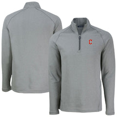 Cleveland Guardians Cutter & Buck Peshastin Eco Fleece Recycled Raglan Quarter-Zip Top Near Me