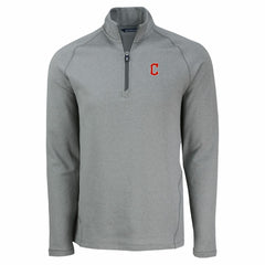 Cleveland Guardians Cutter & Buck Peshastin Eco Fleece Recycled Raglan Quarter-Zip Top Near Me