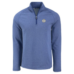 Milwaukee Brewers Cutter & Buck Peshastin Eco Fleece Recycled Raglan Quarter-Zip Top for sale