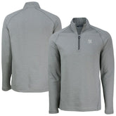 New York Yankees Cutter & Buck Peshastin Eco Fleece Recycled Raglan Quarter-Zip Top Outlet