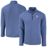New York Yankees Cutter & Buck Peshastin Eco Fleece Recycled Raglan Quarter-Zip Top Outlet