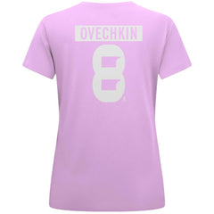 Alexander Ovechkin Washington Capitals Levelwear Women's Hockey Fights Cancer Anthem Name & Number T-Shirt - Lavender | NHL Clearance