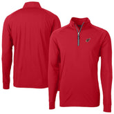 Arizona Cardinals Cutter & Buck Adapt Eco DryTec Raglan Quarter-Zip Jacket - Red - NFL