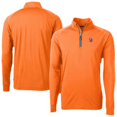 Tampa Bay Buccaneers Cutter & Buck Adapt Eco DryTec Raglan Quarter-Zip Jacket - Orange - NFL