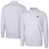Jacksonville Jaguars Cutter & Buck Traverse Stretch Quarter-Zip Top - White - NFL