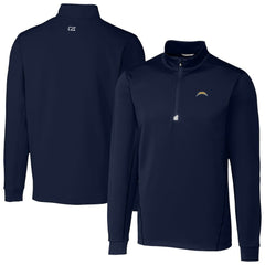 Los Angeles Chargers Cutter & Buck Traverse Stretch Quarter-Zip Top - Navy - NFL