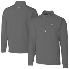 Green Bay Packers Cutter & Buck Traverse Stretch Quarter-Zip Top - Gray - NFL