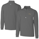 Baltimore Ravens Cutter & Buck Big & Tall Traverse Eco Tri-Blend DryTec Quarter-Zip Jacket - Gray - NFL