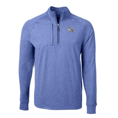 Indianapolis Colts Cutter & Buck Big & Tall Adapt Eco Raglan Quarter-Zip Jacket - Heather Royal - NFL