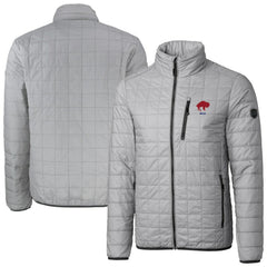 Buffalo Bills Cutter & Buck Big & Tall Rainier PrimaLoft Eco Insulated Full-Zip Puffer Jacket - Gray - NFL