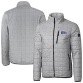Seattle Seahawks Cutter & Buck Big & Tall Rainier PrimaLoft Eco Insulated Full-Zip Puffer Jacket - Gray - NFL