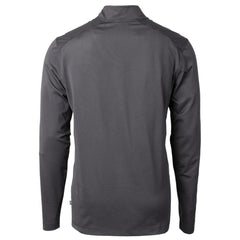 Minnesota Vikings Cutter & Buck Big & Tall Virtue Eco Pique Micro Stripe Tri-Blend Quarter-Zip Jacket - Black - NFL