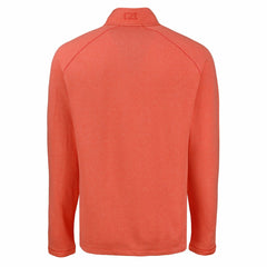 Denver Broncos Cutter & Buck Peshastin Eco Fleece Tri-Blend Raglan Recycled Quarter-Zip Jacket - Heather Orange - NFL