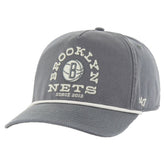 47 brand 47 Brooklyn Nets Canyon Ranchero Hitch Adjustable Hat Charcoal