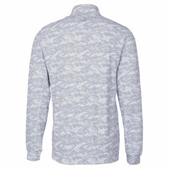Pittsburgh Steelers Cutter & Buck Big & Tall Traverse Eco Camo Tri-Blend DryTec Quarter-Zip Jacket - Charcoal - NFL