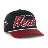 47 brand Miami Heat '47 Dropshadow Rope Hitch Adjustable Hat Black/Red