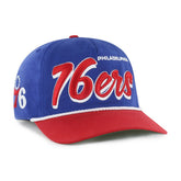 47 brand Philadelphia 76ers '47 Dropshadow Rope Hitch Adjustable Hat Royal/Red