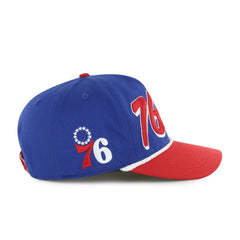47 brand Philadelphia 76ers '47 Dropshadow Rope Hitch Adjustable Hat Royal/Red