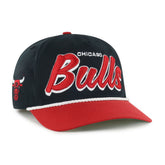 47 brand Chicago Bulls '47 Dropshadow Rope Hitch Adjustable Hat Black/Red