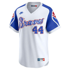Hank Aaron Atlanta Braves Nike Throwback Cooperstown Collection Limited Jersey Outlet