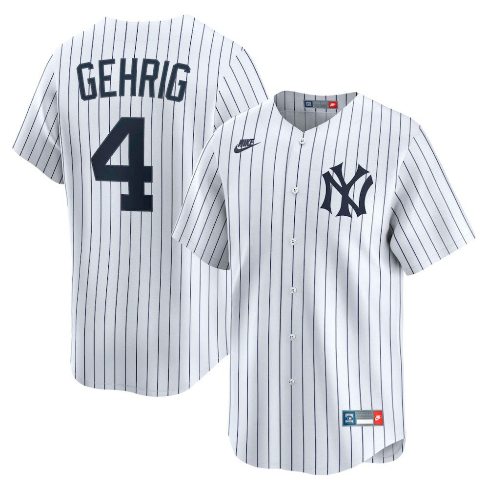 Lou Gehrig New York Yankees Nike Throwback Cooperstown Collection Limited Jersey Sale