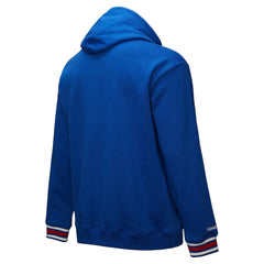 Mitchell & Ness Philadelphia 76ers Chainstitch Applique Vintage Heavyweight Pullover Hoodie Royal