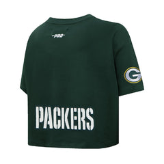 Jordan Love Green Bay Packers Pro Standard Women's Player Name & Number Cropped Boxy T-Shirt - Green - NFL