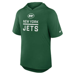 New York Jets Lockup Tri-Blend Hoodie T-Shirt - Green - Nike