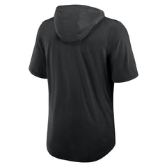 Pittsburgh Steelers Lockup Tri-Blend Hoodie T-Shirt - Black - Nike