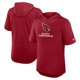Arizona Cardinals Lockup Tri-Blend Hoodie T-Shirt - Cardinal - Nike