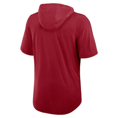 Arizona Cardinals Lockup Tri-Blend Hoodie T-Shirt - Cardinal - Nike
