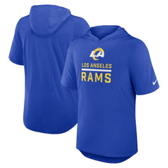 Los Angeles Rams Lockup Tri-Blend Hoodie T-Shirt - Royal - Nike
