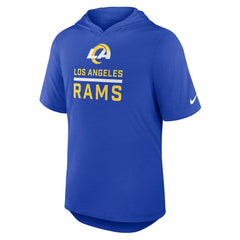 Los Angeles Rams Lockup Tri-Blend Hoodie T-Shirt - Royal - Nike