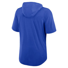 Los Angeles Rams Lockup Tri-Blend Hoodie T-Shirt - Royal - Nike