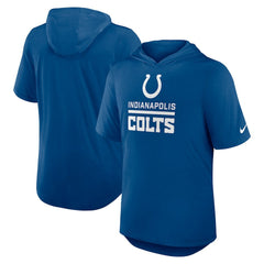 Indianapolis Colts Lockup Tri-Blend Hoodie T-Shirt - Royal - Nike